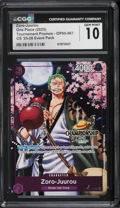 2025 One Piece Championship Event Pack Finalist Zoro-Juurou #OP05