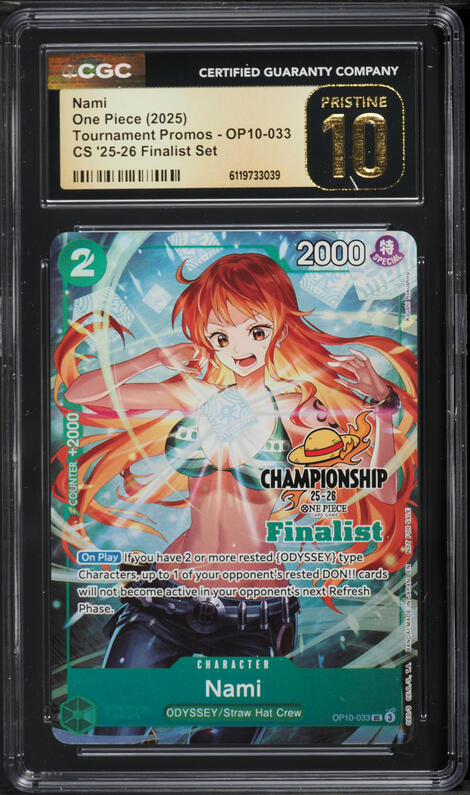 2025 One Piece Japanese Heroines Edition Alt Art Nami #EB03-053