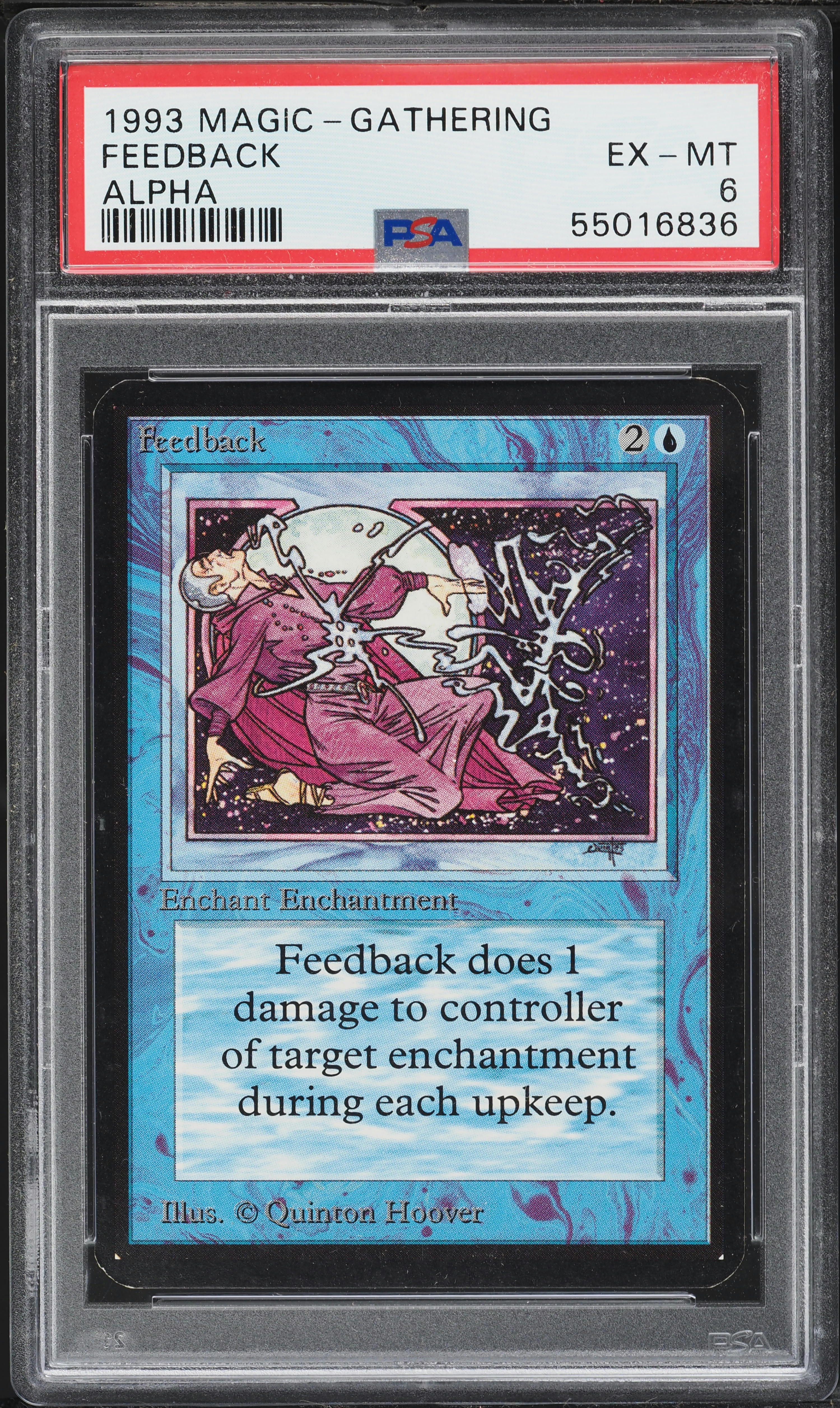1993 Magic The Gathering MTG Alpha Feedback PSA 6 EXMT on Fanatics