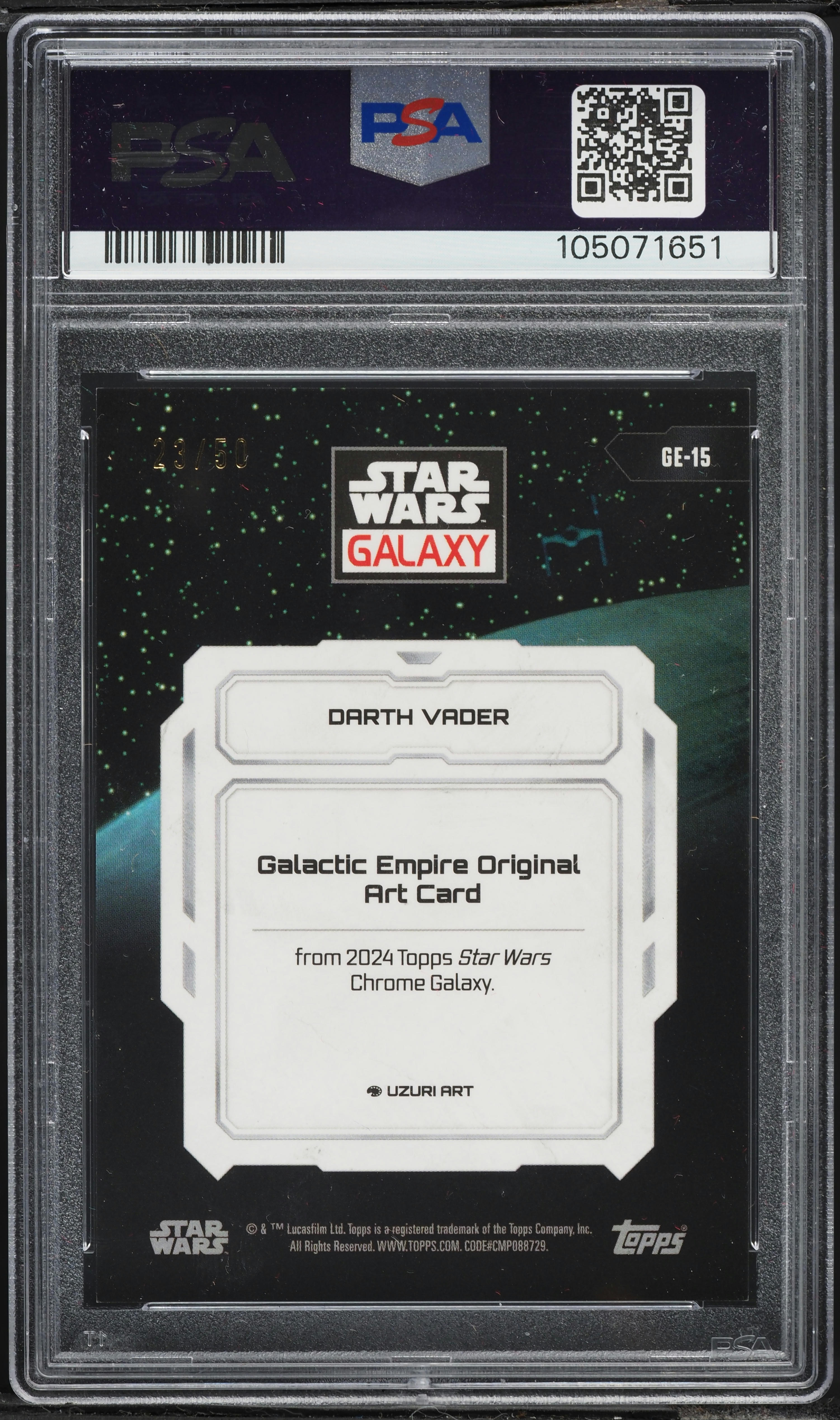 2024 Topps Chrome Star Wars Galaxy Galactic Empire Art Ge Art-Mojo