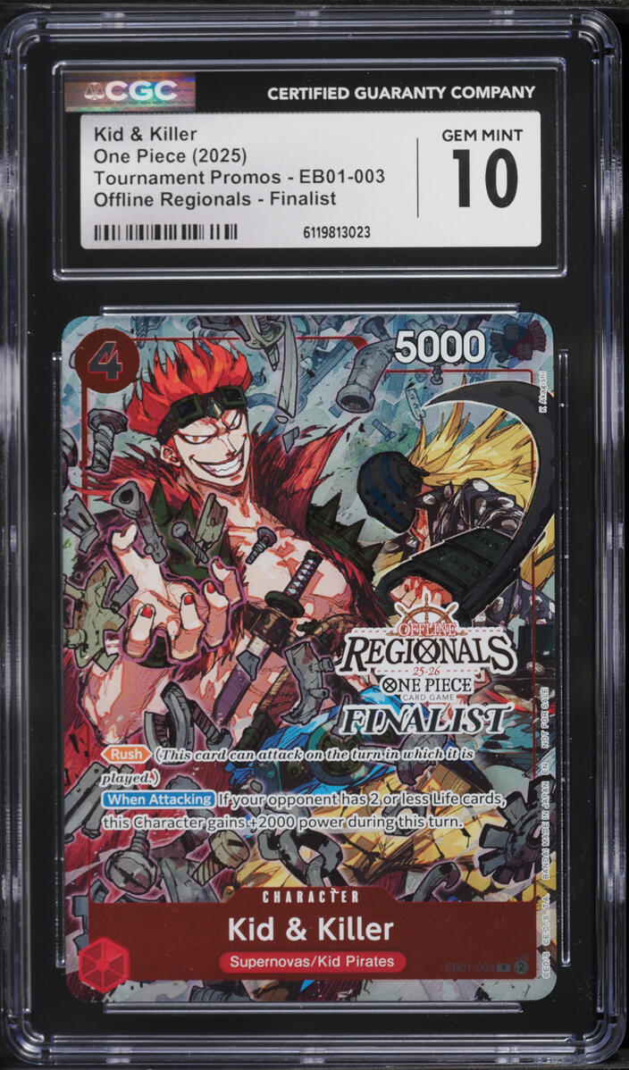 2025 One Piece Tournament Promo Offline Regionals Finalist Kid