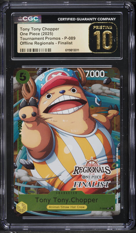 2025 One Piece Japanese Promo Cards Tony Tony Chopper #P-101 CGC