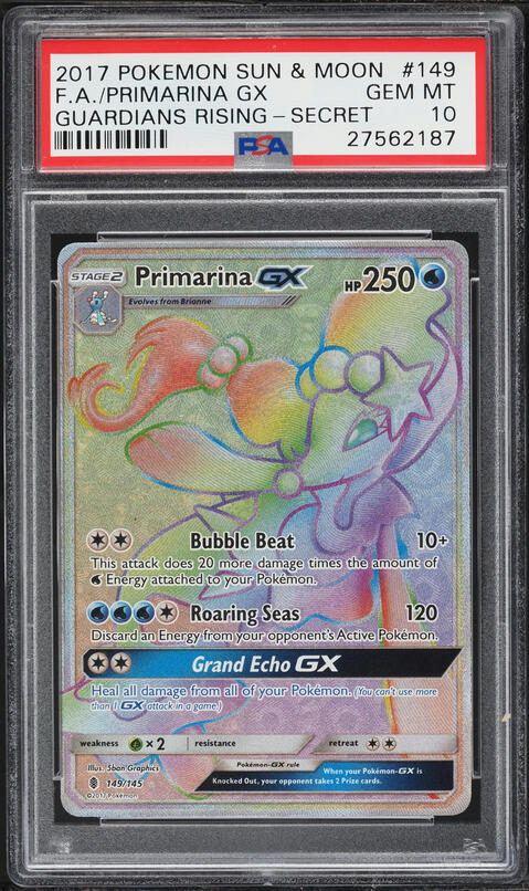 pokemon cards primarina gx Premium Collection - Promos 1 foil promo card featuring brionne Primarina GX #54 Prices |