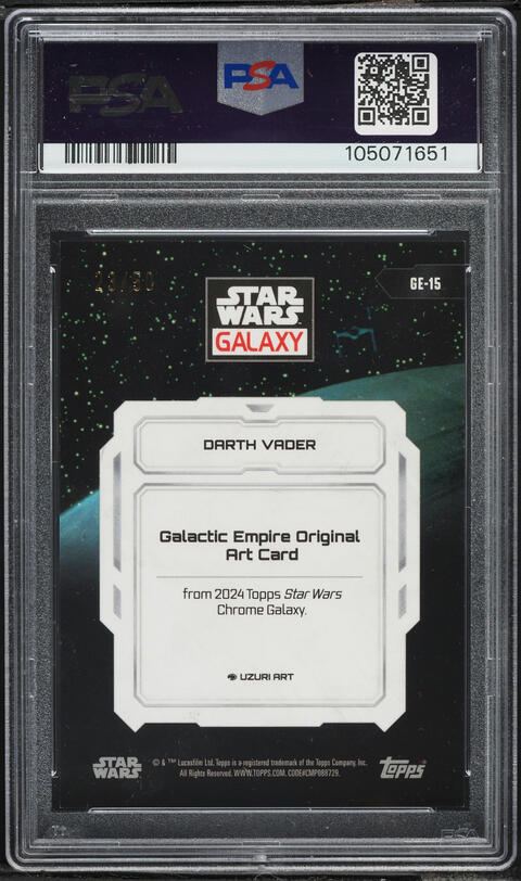 2024 Topps Chrome Star Wars Galaxy Galactic Empire Art Ge Art-Mojo