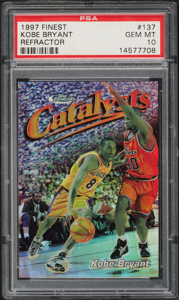 1997 Finest Refractor Kobe Bryant /1090 #137 PSA 10 GEM MINT