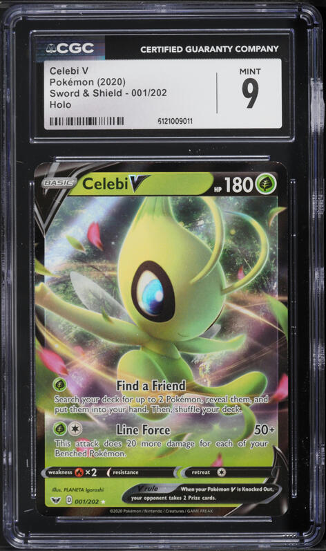 2021 Pokemon Japanese SWSH Jet-Black Spirit Box Promo Celebi V