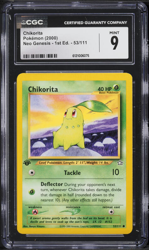 chikorita pokemon card price [1st Edition] #54 Prices | Neo Genesis 2000 Pokemon Neo Genesis 1st