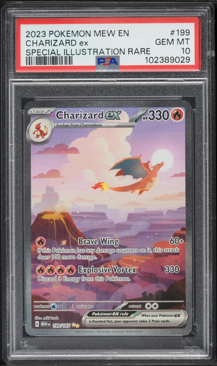 2023 Pokemon Scarlet & Violet 151 SIR Charizard ex #199 PSA 10 GEM MINT