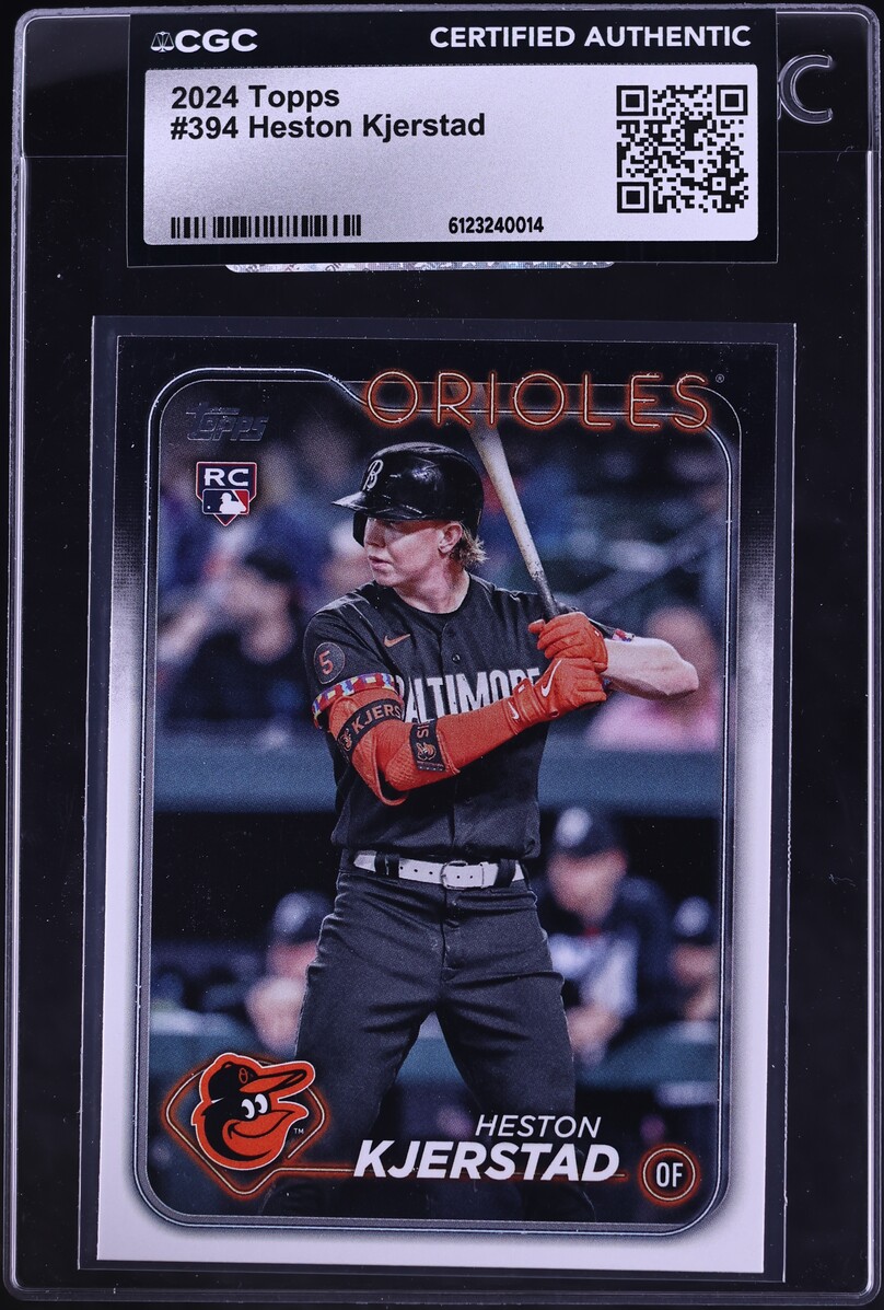 2024 Topps Heston Kjerstad ROOKIE #394 CGC AUTH