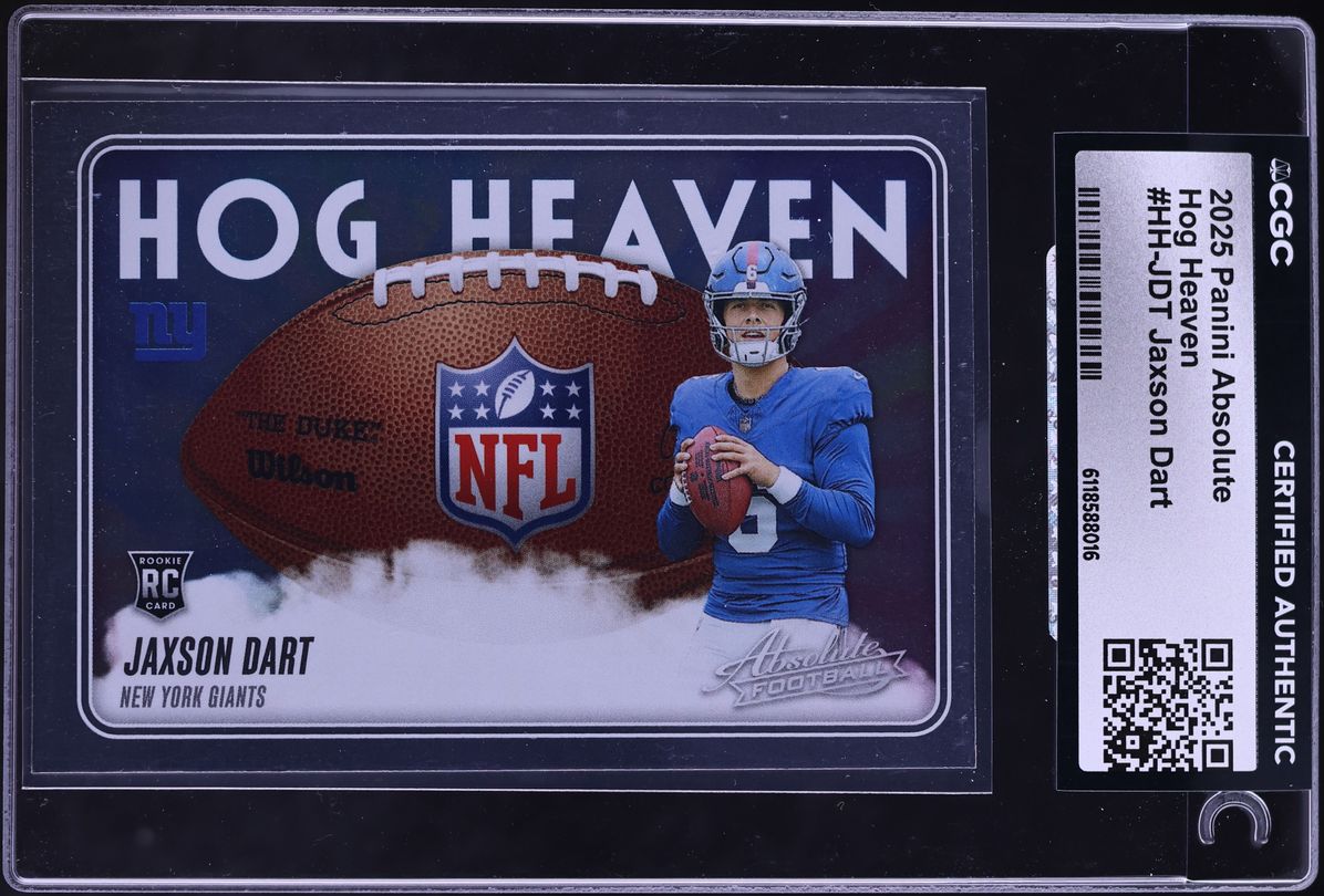 2025 Absolute Hog Heaven Jaxson Dart ROOKIE #HH-JDT CGC AUTH