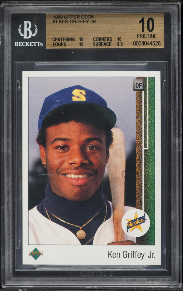 1989 Upper Deck Ken Griffey Jr. ROOKIE #1 BGS 10 PRISTINE