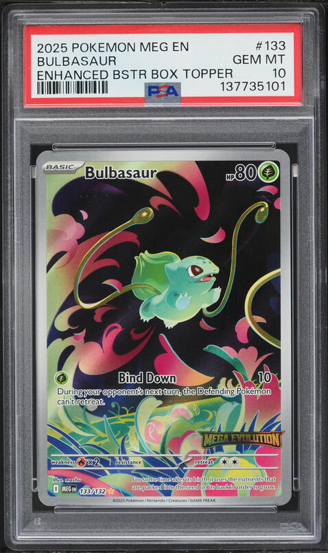 2025 Pokemon Japanese Mega Brave AR Bulbasaur #64 CGC 10 PRISTINE