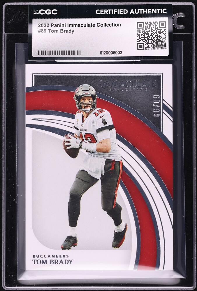 2022 Immaculate Collection Tom Brady /99 #89 CGC AUTH