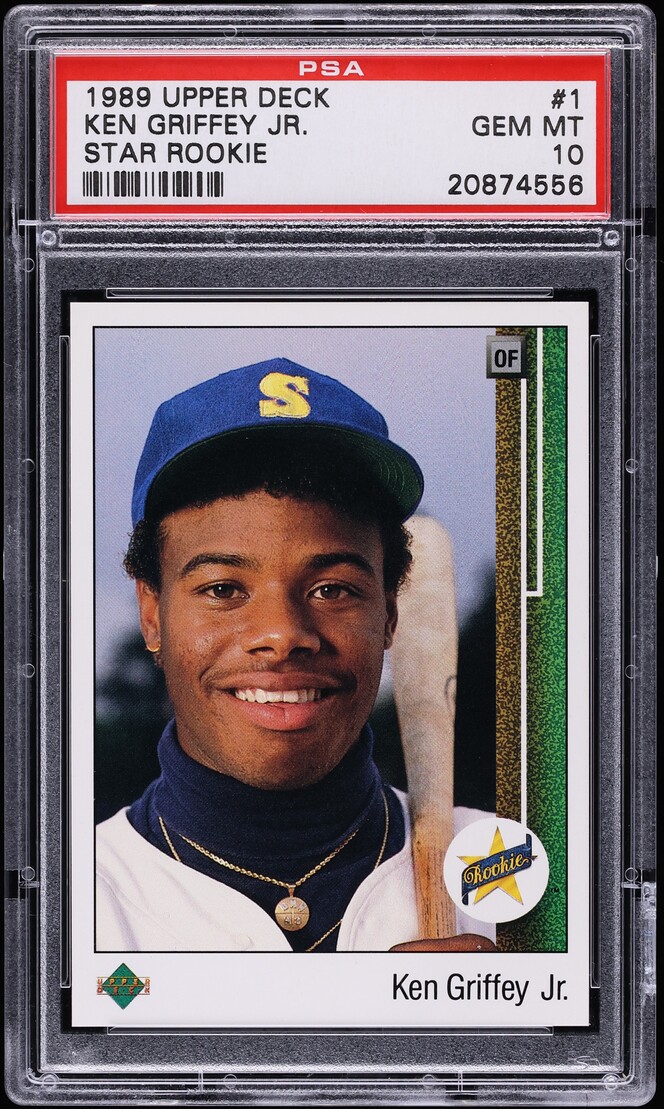 1989 Upper Deck Ken Griffey Jr. ROOKIE #1 PSA 10 GEM MINT