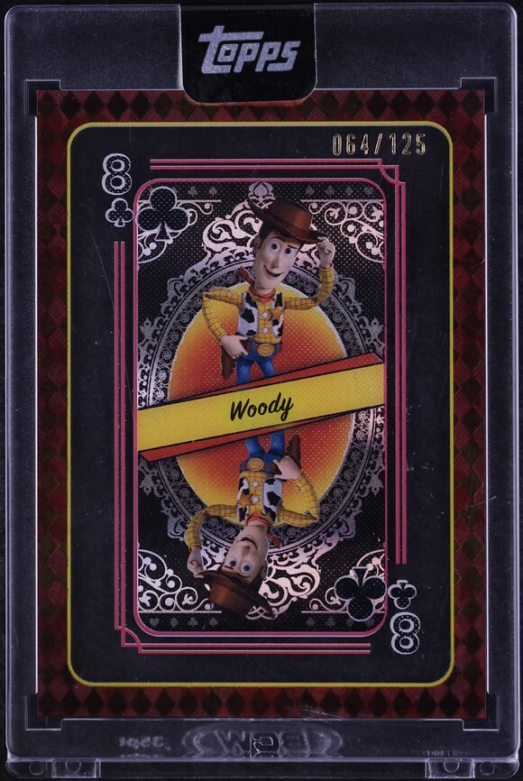 2025 Topps Disney Mint Acetate Playing Cards Woody /125 #QH-26 on