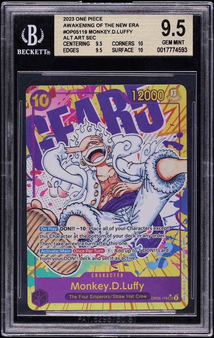 2023 One Piece Awakening Of The New Era Alt Art Monkey D. Luffy