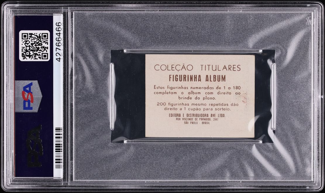 1958 Ave Colecao Titulares Pele ROOKIE, HAND CUT #50 PSA 5 EX