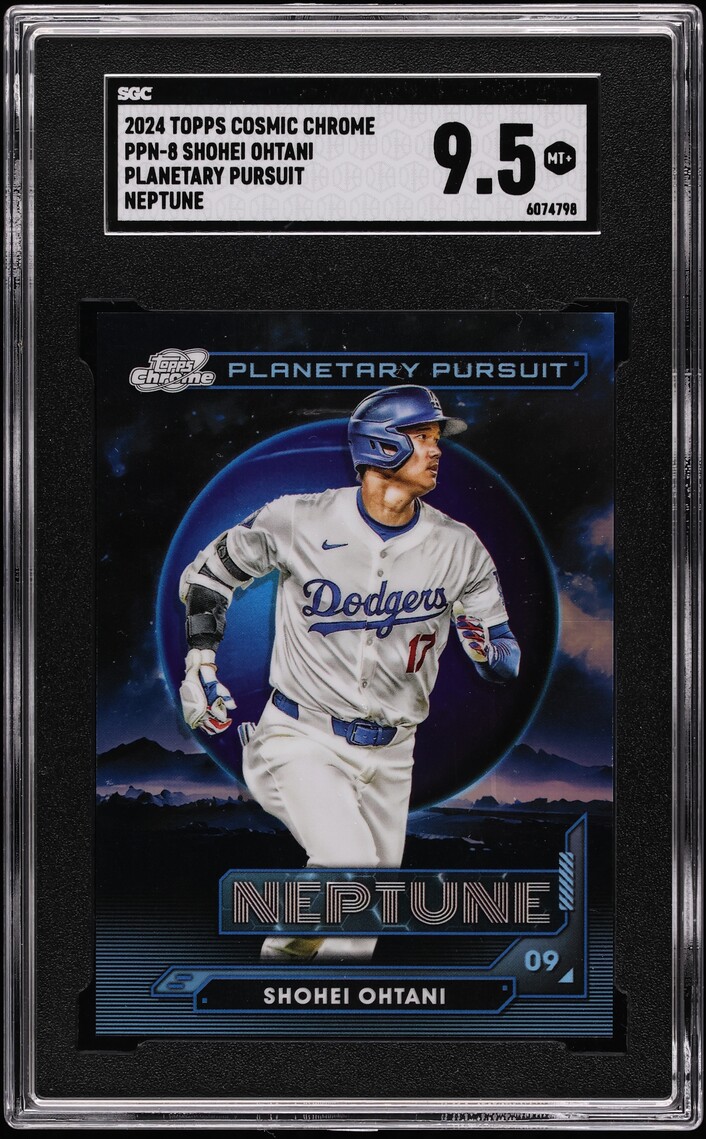 2024 Topps Cosmic Chrome Planetary Pursuit Neptune Shohei Ohtani #PPN-8 SGC 9.5 MINT+