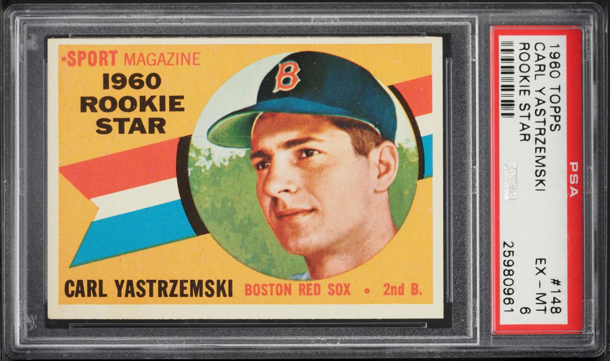 1960 Topps Carl Yastrzemski ROOKIE #148 PSA 6 EXMT