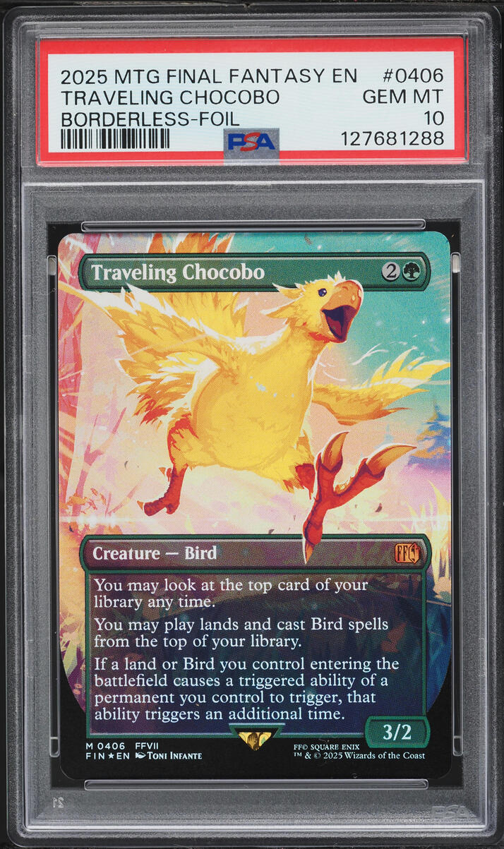 2025 Magic The Gathering MTG Final Fantasy Borderless Traveling Chocobo ...