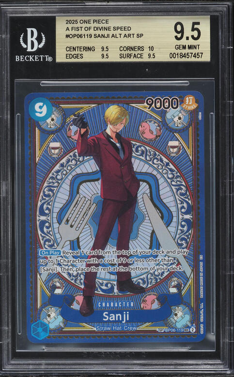2025 One Piece Legacy Of The Master Alt Art Leader Sanji #OP12-041