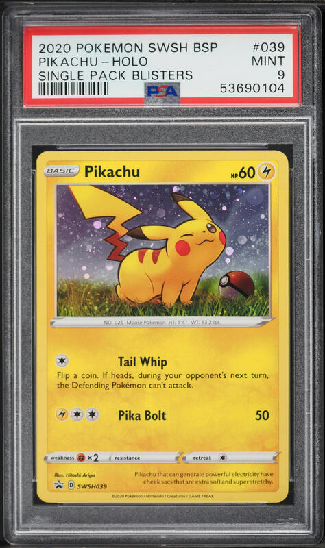 basic pikachu holographic card value Pokemon Single Cards - Pikachu-Holo 108/SM-P Pokemon Commemorate your favorite tabletop game with this Pikachu Yellow Cheeks 1999 Pokemon Base Set Common Shadowless #58 PSA Authenticated 8 Card Found this Pikachu holo(?) can