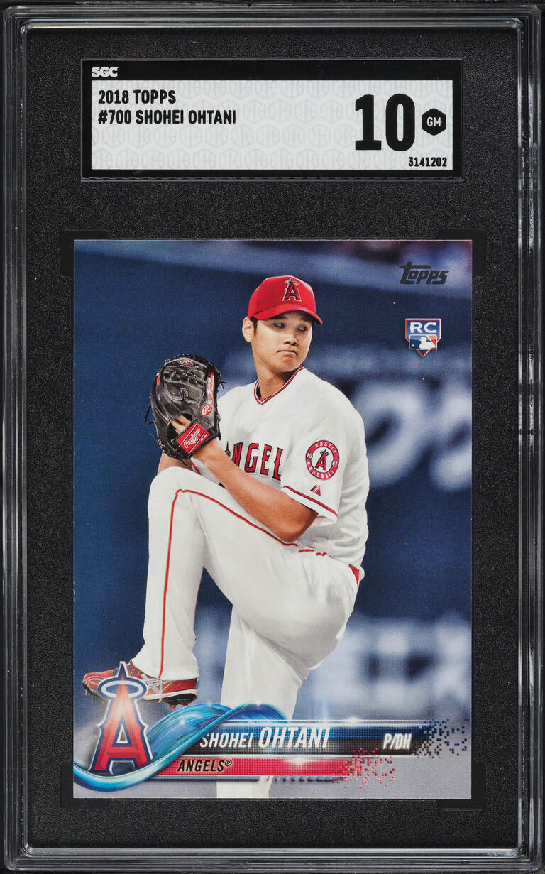 2018 Topps Shohei Ohtani ROOKIE #700 SGC 10 GEM MINT on Fanatics