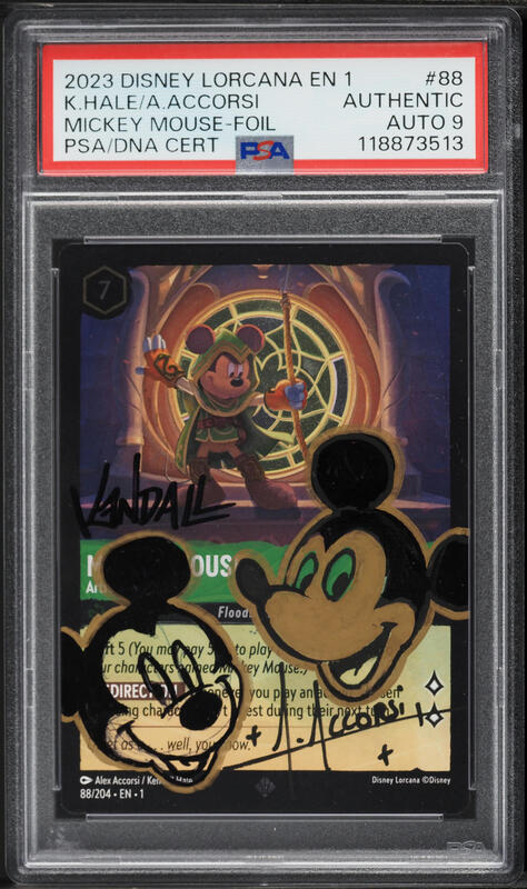 その他 Disney Lorcana D23 Mickey Mouse PSA 9 2022 Disney Lorcana Promo D23 Expo Collector's Set Mickey Mouse