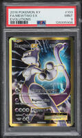 2016 Pokemon XY Evolutions Gold Rare Mewtwo EX #103 PSA 9 MINT on