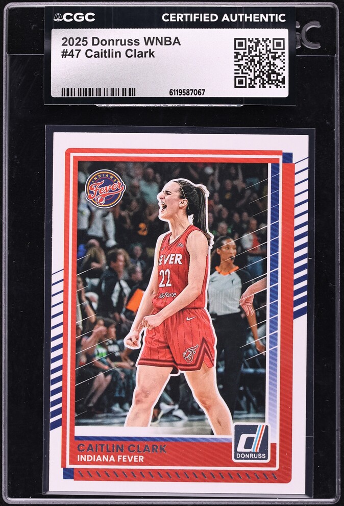 2025 Donruss WNBA Caitlin Clark #47 CGC AUTH