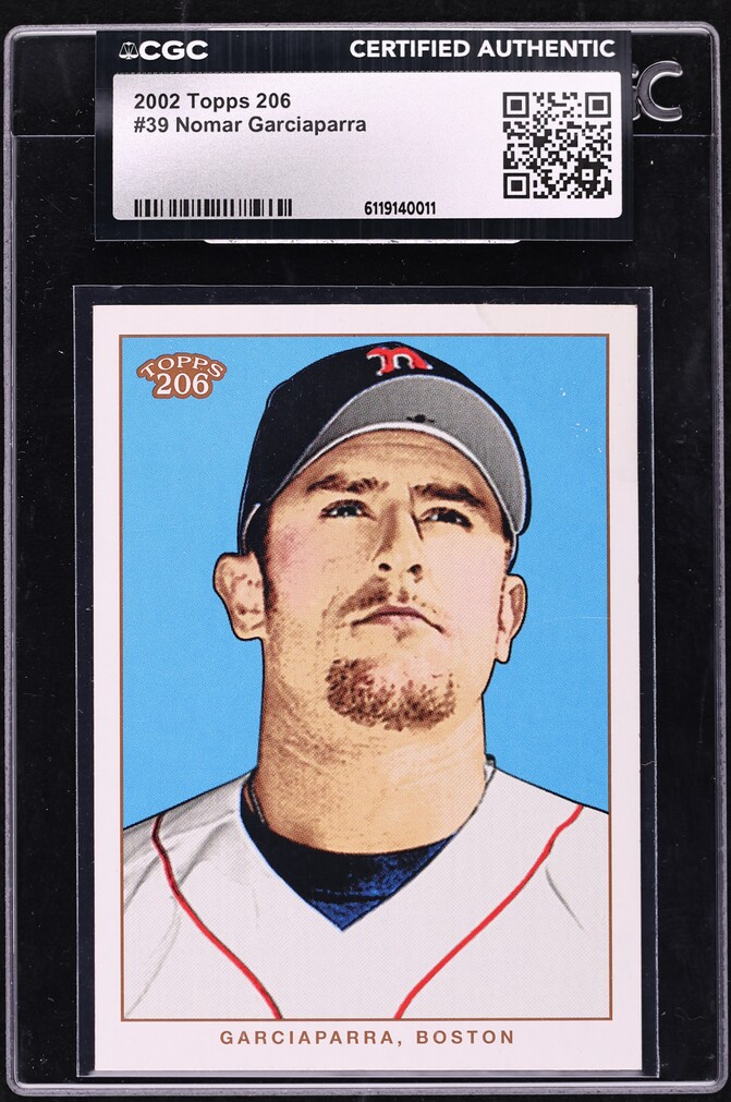 2002 Topps 206 Nomar Garciaparra #39 CGC AUTH