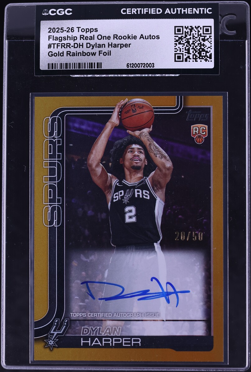 Dylan Harper auto Dylan Harper Auto AUTOGRAPH ROOKIES ROOKIE