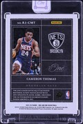 2021 Panini One And One Cameron Thomas ROOKIE PATCH AUTO /99 #RJ