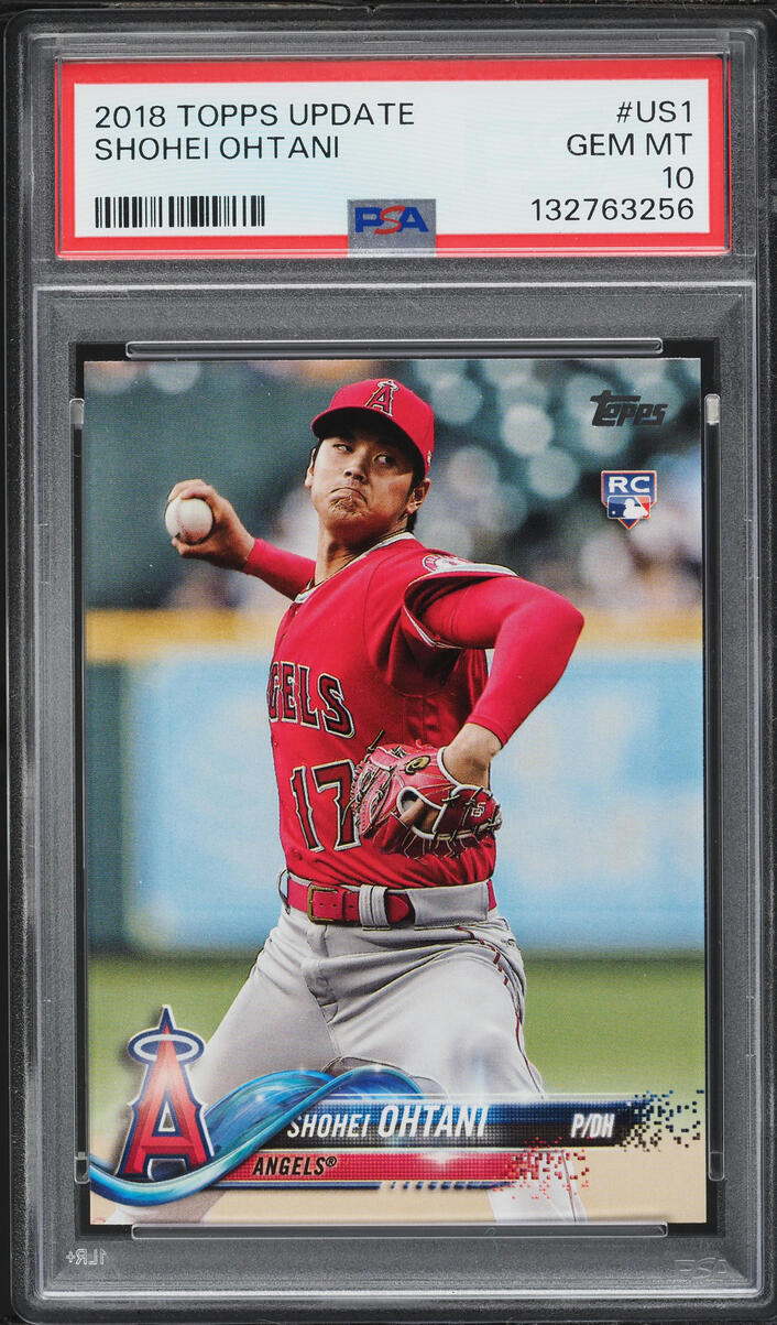 2018 Topps Update Shohei Ohtani ROOKIE #US1 PSA 10 GEM MINT