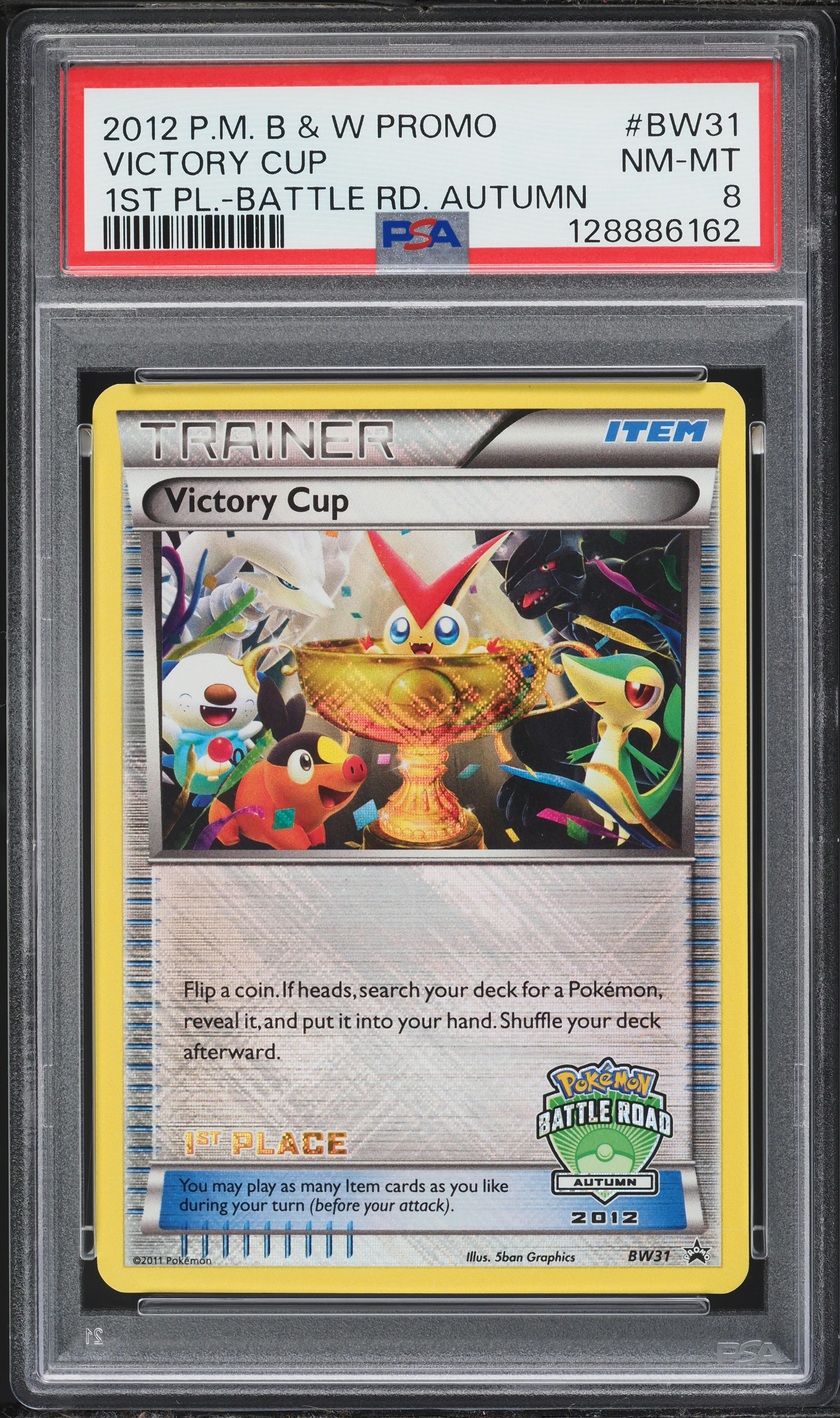 2012 Pokemon BW Promo 1st Place Battle Autumn Victory Cup #BW31