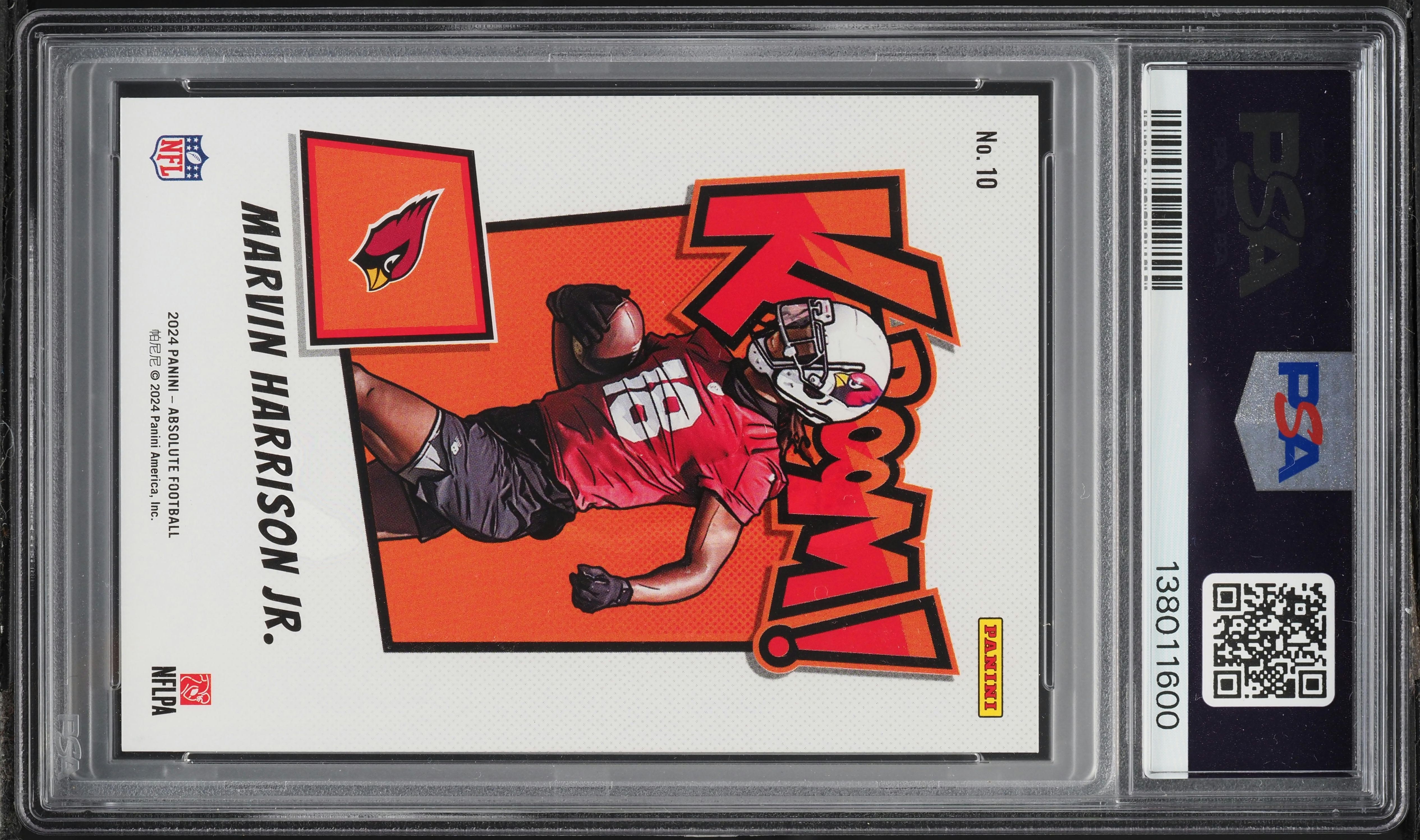 2024 Absolute Kaboom! Horizontal Marvin Harrison Jr. ROOKIE #10
