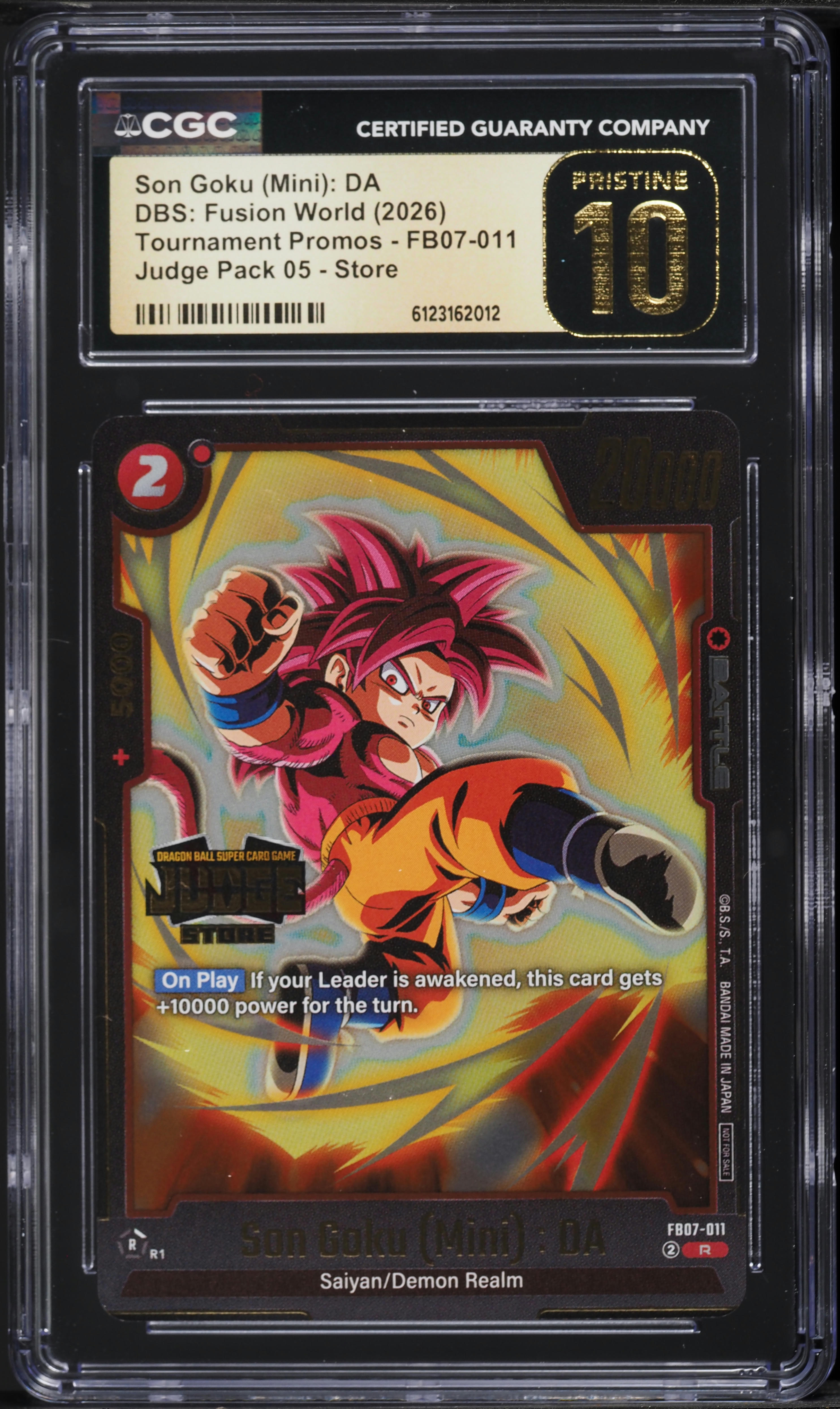 2026 DBS: Fusion World Tournament Promos Judge Pack 05 Store Son
