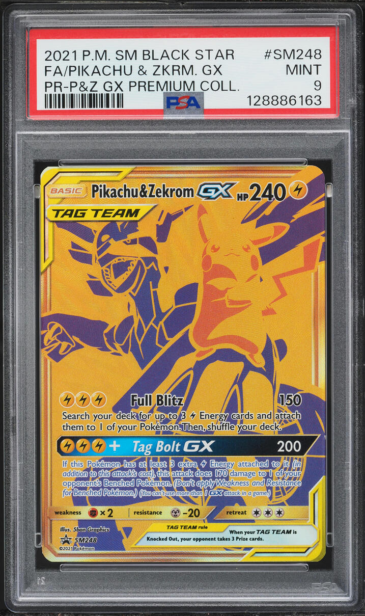 2021 Pokemon Sun & Moon Promo Premium Collection Full Art Pikachu