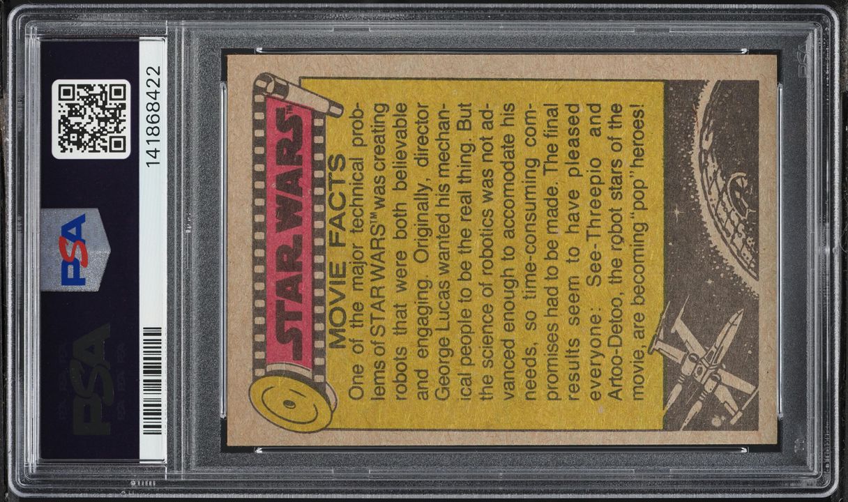 1977 Star Wars Luke and Han As STORMTROOPERS #35 PSA 8(st) NM-MT