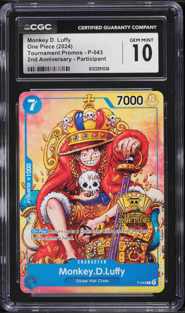 2024 One Piece Tournament Promo 2nd Anniversary Monkey D. Luffy #P
