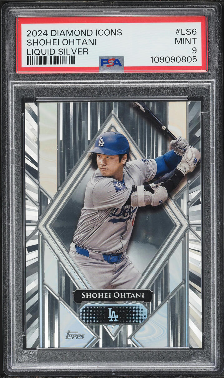 2024 Topps Diamond Icons Liquid Silver Shohei Ohtani #LS6 PSA 9 MINT