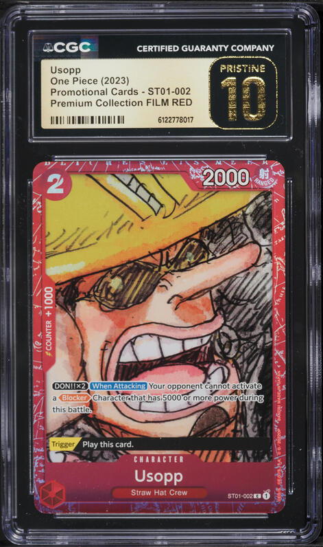 2023 One Piece Promo Cards Premium Collection FILM RED Usopp #ST01
