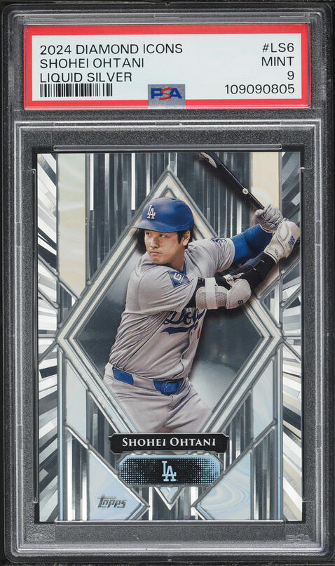 2024 Topps Diamond Icons Liquid Silver Shohei Ohtani #LS6 PSA 9