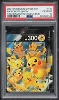 2021 Pokemon Sword & Shield Promo Celebrations Pikachu V-UNION