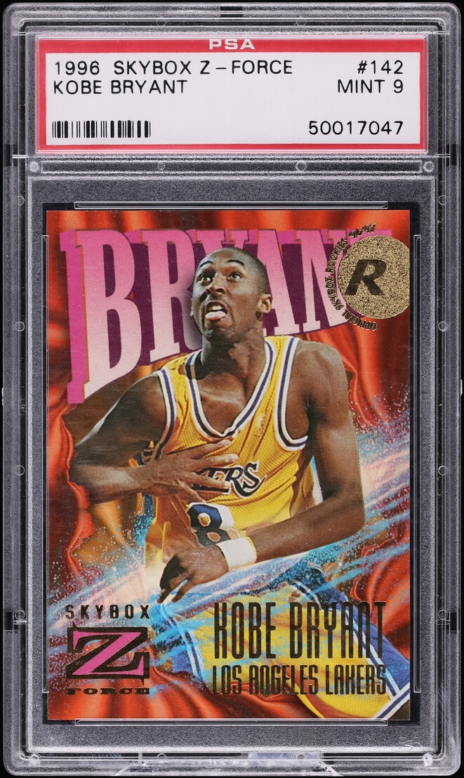 1996 Z-Force Kobe Bryant Base #142 PSA 9 | Card Ladder