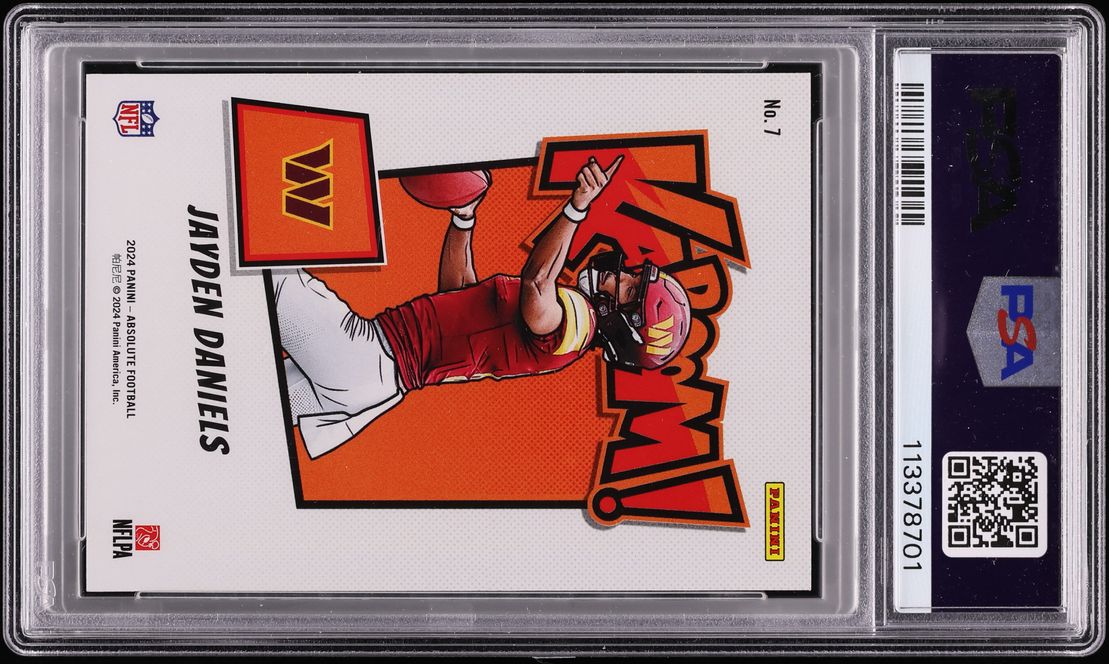 2024 Absolute Kaboom! Horizontal Jayden Daniels ROOKIE #7 PSA 10 GEM MINT
