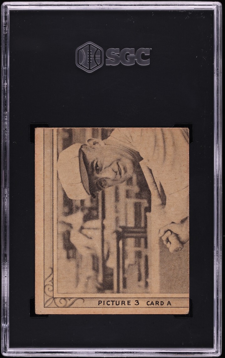 1935 Goudey 4-In-1 Babe Ruth McManus Brandt Maranville SGC 1.5 FR