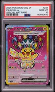 2025 Pokemon Japanese Mega Dream ex SAR Pikachu ex #234 PSA 10 GEM