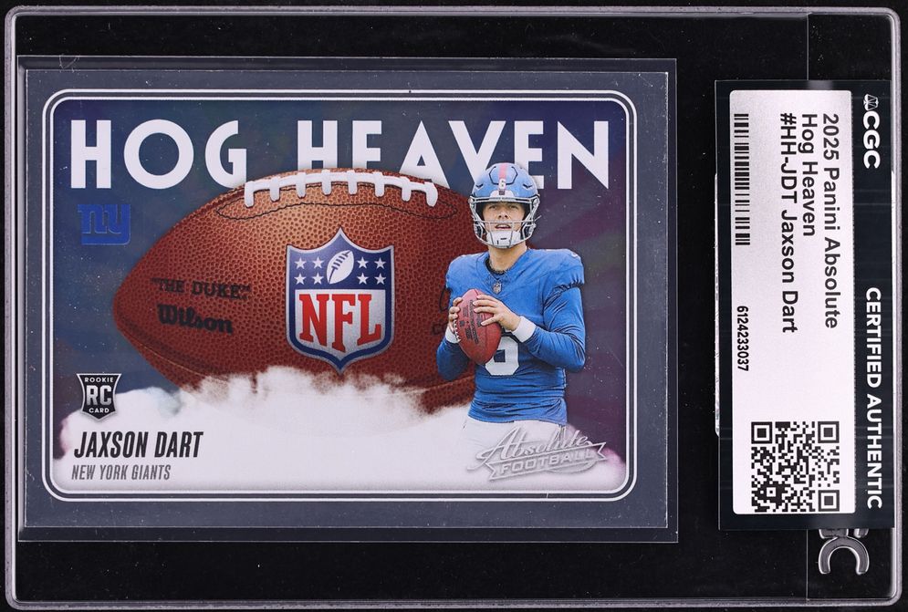 2025 Absolute Hog Heaven Jaxson Dart ROOKIE #HH-JDT CGC AUTH