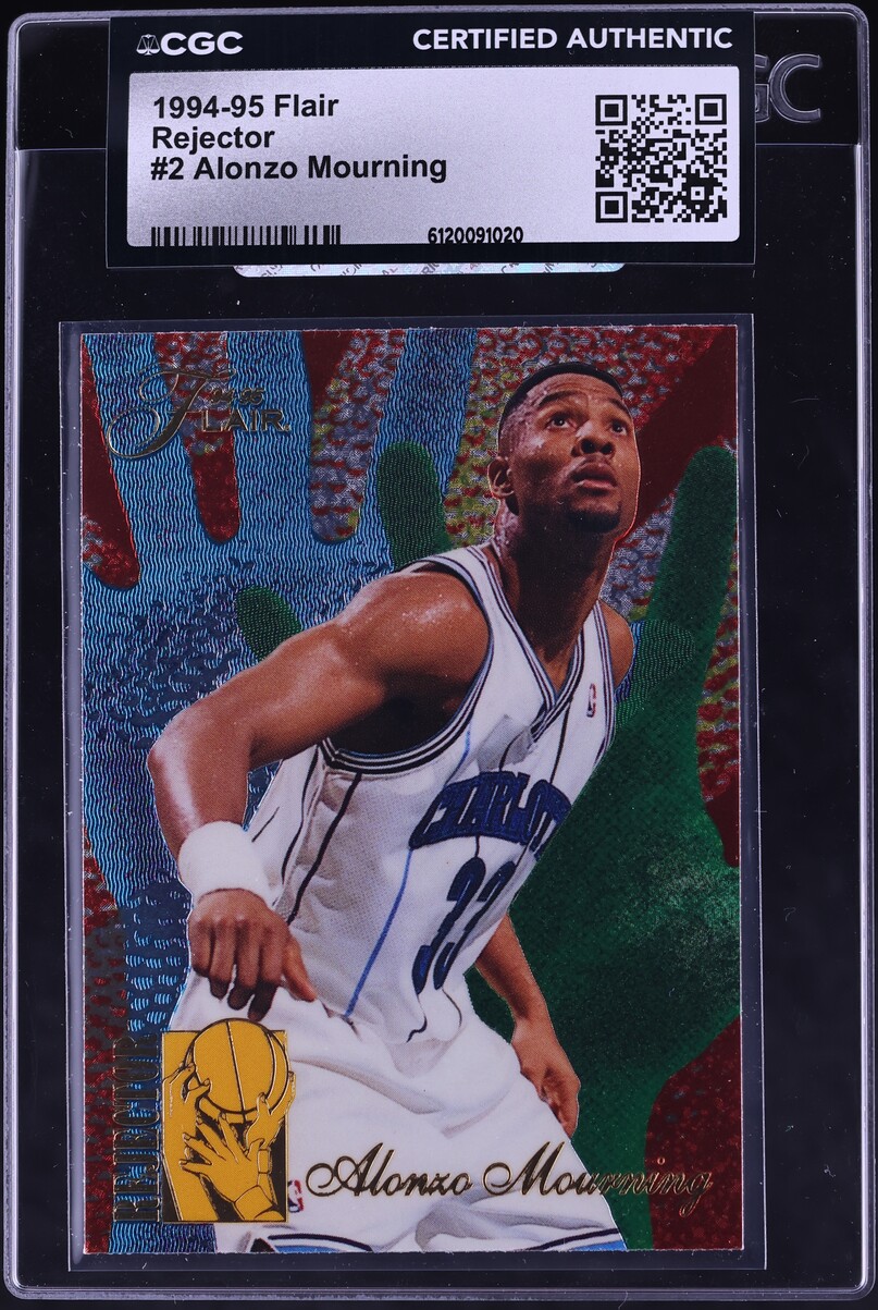 1994 Flair Rejector Alonzo Mourning #2 CGC AUTH